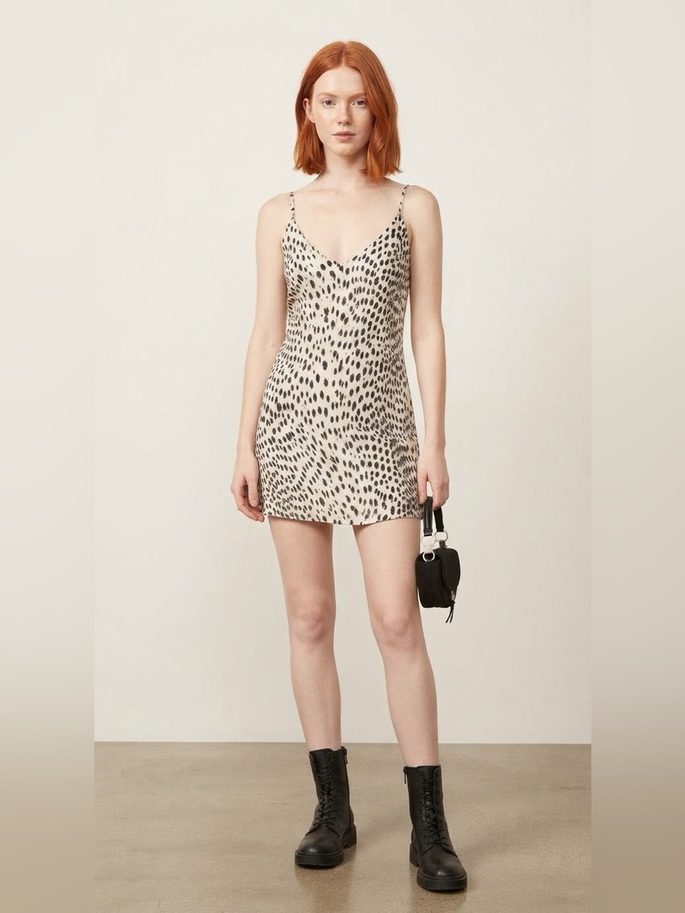 Reformation Ventura Cheetah Dress